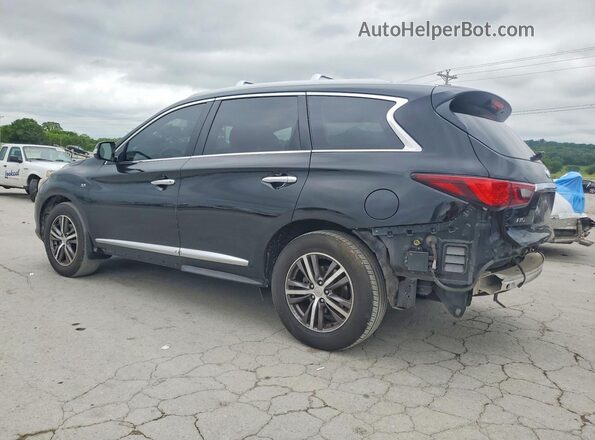 5N1DL0MM6KC525339 2019 INFINITI QX60 Черный Задняя левая четверть