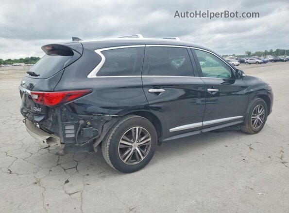 5N1DL0MM6KC525339 2019 INFINITI QX60 Черный Задняя правая четверть