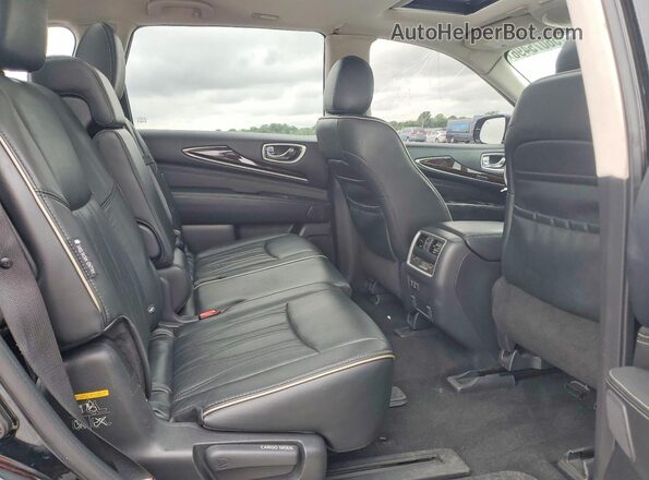 5N1DL0MM6KC525339 2019 INFINITI QX60 Черный Вид задней части салона
