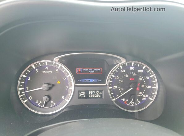 5N1DL0MM6KC525339 2019 INFINITI QX60 Черный Вид щитка приборов