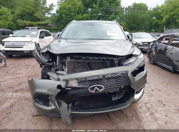 5N1DL0MM7HC506436 2017 INFINITI QX60 Green Widok wnętrza z tyłu