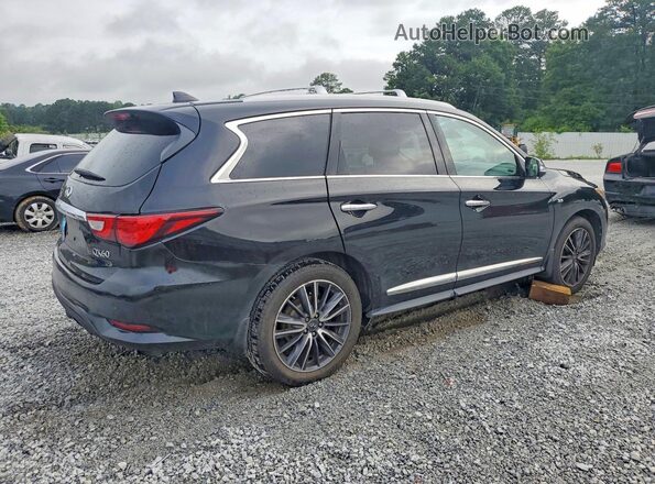 5N1DL0MM7HC512012 2017 INFINITI QX60 Черный Задняя правая четверть