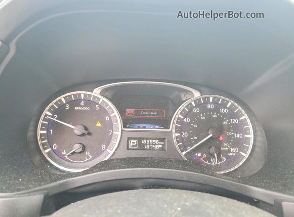 5N1DL0MM7HC512012 2017 INFINITI QX60 Черный Вид щитка приборов