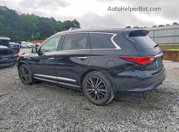5N1DL0MM7HC512012 2017 INFINITI QX60 Черный Задняя левая четверть