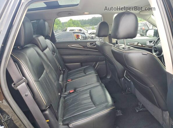 5N1DL0MM7HC512012 2017 INFINITI QX60 Черный Вид задней части салона