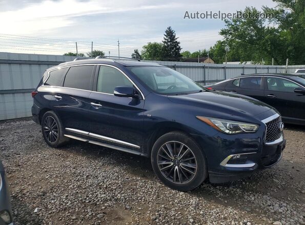 5N1DL0MM7HC513919 2017 INFINITI QX60 Blue Առջևի աջ