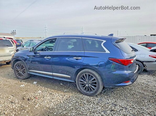 5N1DL0MM7HC513919 2017 INFINITI QX60 Blue Հետևի ձախ