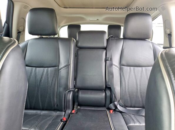 5N1DL0MM7HC513919 2017 INFINITI QX60 Blue Հետևի նստատեղերի տեսք