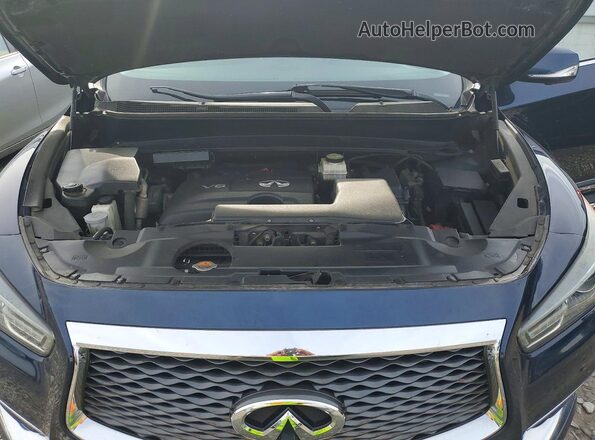 5N1DL0MM7HC513919 2017 INFINITI QX60 Blue Շարժիչի բաժամունքի տեսք
