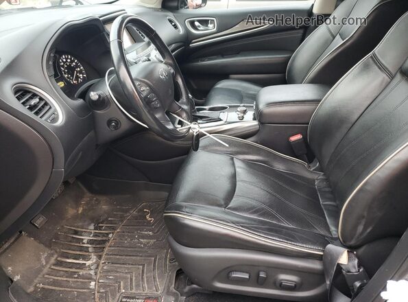5N1DL0MM7HC523267 2017 INFINITI QX60 Gray Front interior view