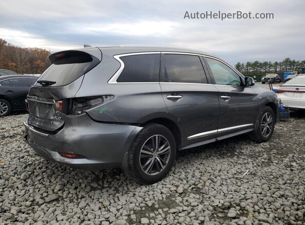 5N1DL0MM7HC523267 2017 INFINITI QX60 Gray Rear right