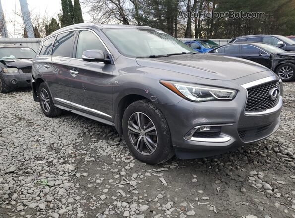 5N1DL0MM7HC523267 2017 INFINITI QX60 Gray Front right