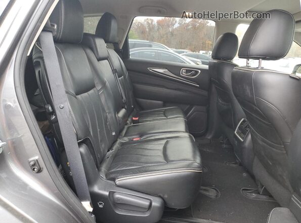 5N1DL0MM7HC523267 2017 INFINITI QX60 Gray Rear interior view