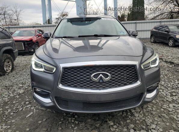 5N1DL0MM7HC523267 2017 INFINITI QX60 Gray Front view