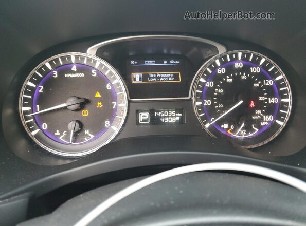 5N1DL0MM7HC523267 2017 INFINITI QX60 Gray Instrument cluster view