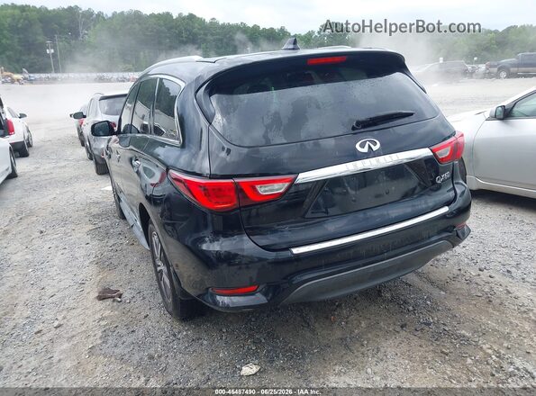 5N1DL0MM7HC529375 2017 INFINITI QX60 Black Trasero izquierdo