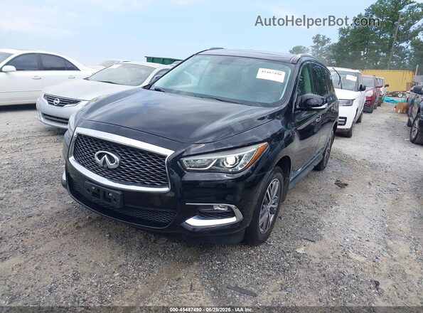 5N1DL0MM7HC529375 2017 INFINITI QX60 Black Vista tres cuartos delantera izquierda