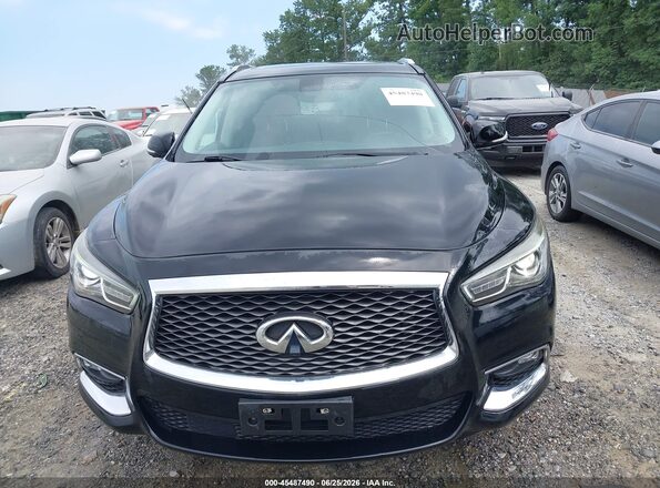 5N1DL0MM7HC529375 2017 INFINITI QX60 Black Vista del cuadro de instrumentos