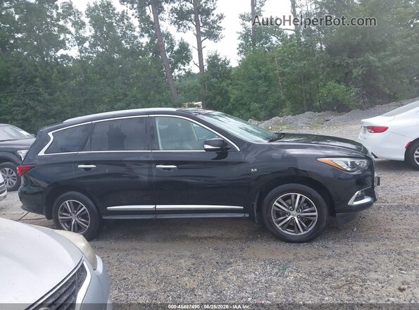 5N1DL0MM7HC529375 2017 INFINITI QX60 Black Vista interior trasera