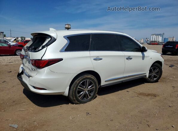 5N1DL0MM7HC545575 2017 INFINITI QX60 Белый Задняя правая четверть