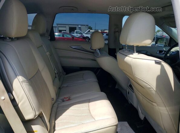 5N1DL0MM7HC545575 2017 INFINITI QX60 Белый Вид задней части салона