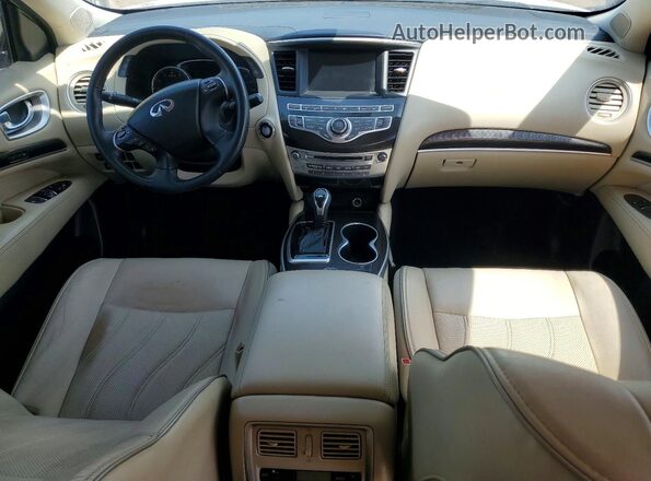 5N1DL0MM7HC545575 2017 INFINITI QX60 Белый Вид панели приборов