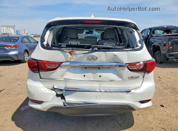 5N1DL0MM7HC545575 2017 INFINITI QX60 Белый Вид сзади
