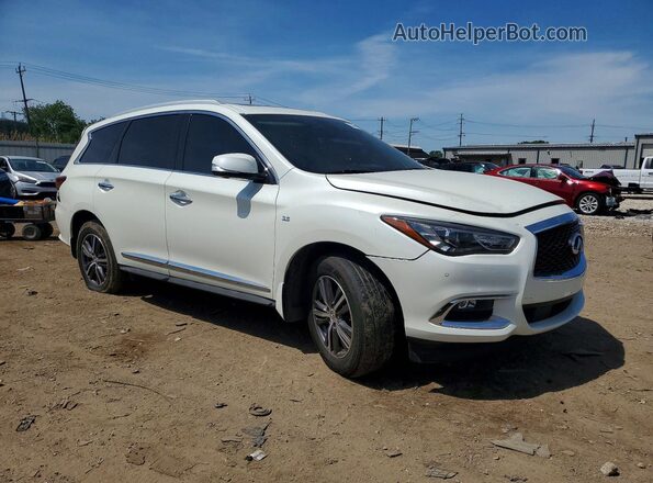 5N1DL0MM7HC545575 2017 INFINITI QX60 Белый Передняя правая четверть