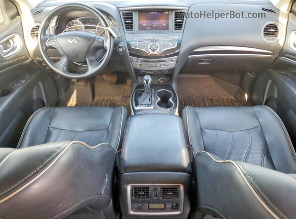 5N1DL0MM7JC519791 2018 INFINITI QX60 Silver Առջևի վահանակի տեսք