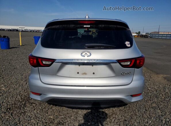 5N1DL0MM7JC519791 2018 INFINITI QX60 Silver Հետևի տեսք