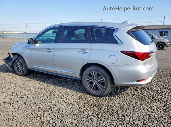 5N1DL0MM7JC519791 2018 INFINITI QX60 Silver Հետևի ձախ