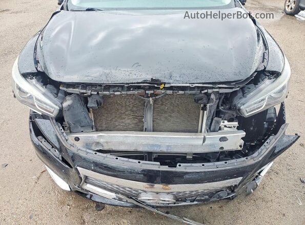 5N1DL0MM7JC519984 2018 INFINITI QX60 Black Vista del compartimento del motor