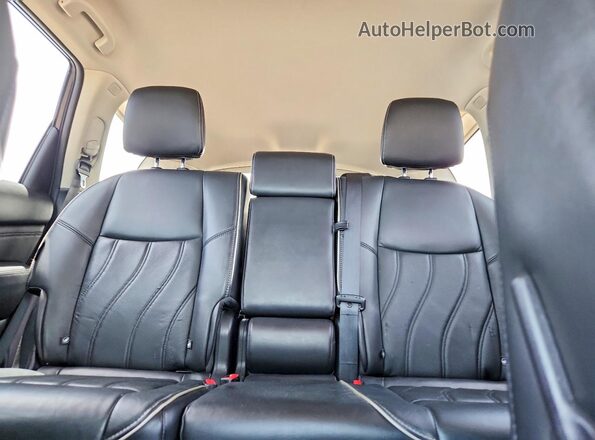 5N1DL0MM7JC519984 2018 INFINITI QX60 Black Vista de los asientos traseros