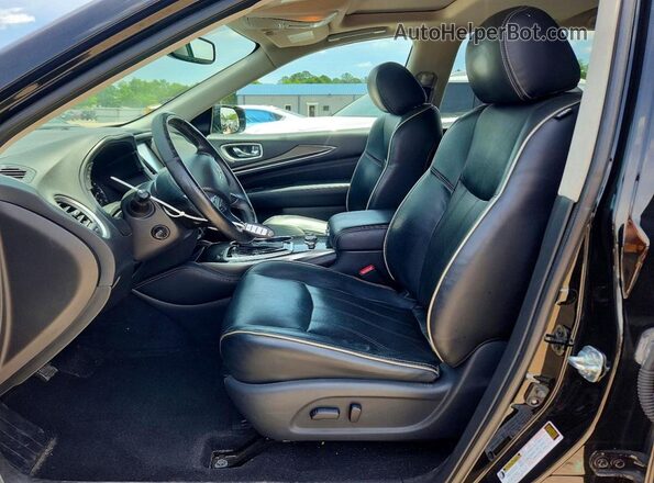 5N1DL0MM7JC519984 2018 INFINITI QX60 Black Vista interior delantera