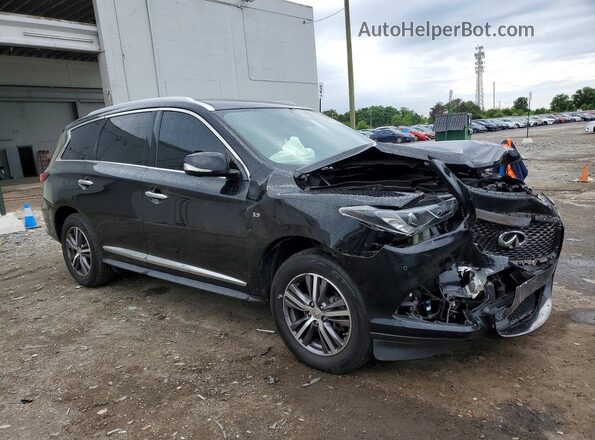 5N1DL0MM7KC518724 2019 INFINITI QX60 Черный Передняя правая четверть