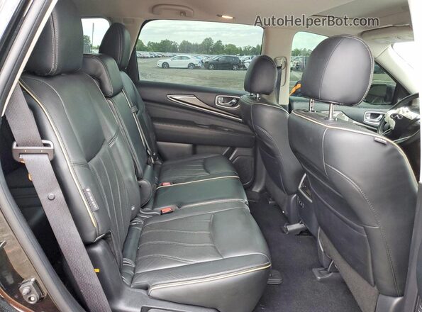 5N1DL0MM7KC518724 2019 INFINITI QX60 Черный Вид задней части салона