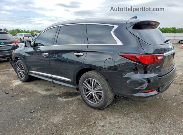 5N1DL0MM7KC518724 2019 INFINITI QX60 Черный Задняя левая четверть