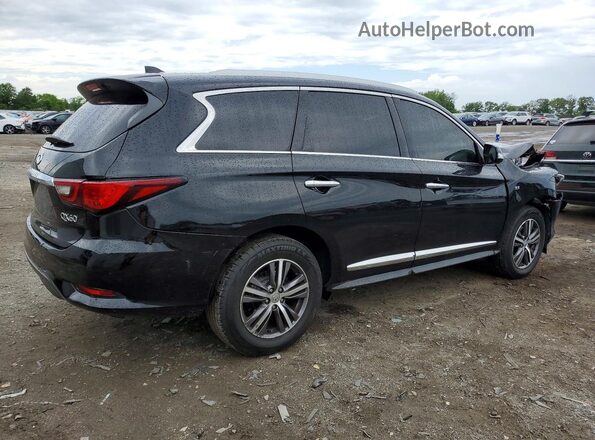 5N1DL0MM7KC518724 2019 INFINITI QX60 Черный Задняя правая четверть