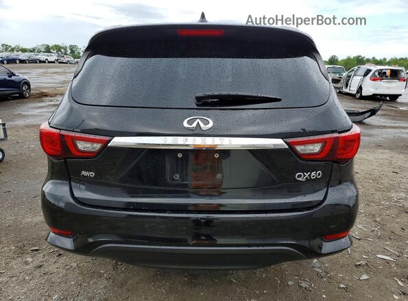 5N1DL0MM7KC518724 2019 INFINITI QX60 Черный Вид сзади