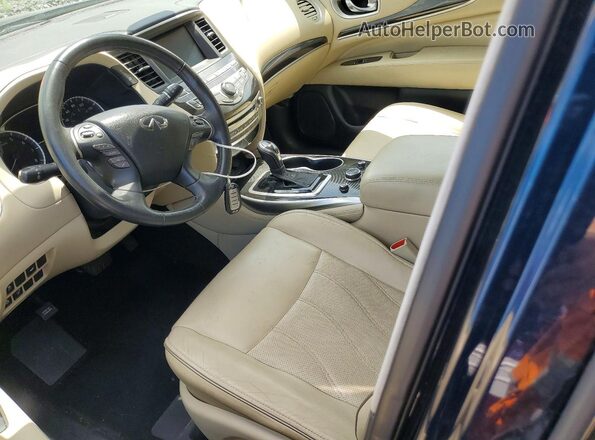 5N1DL0MM7KC520313 2019 INFINITI QX60 Blue Vista interior delantera