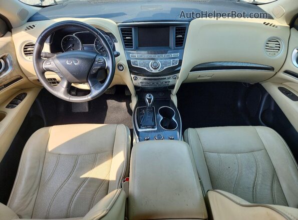 5N1DL0MM7KC520313 2019 INFINITI QX60 Blue Vista del salpicadero