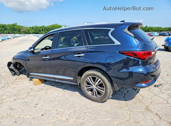 5N1DL0MM7KC520313 2019 INFINITI QX60 Blue Trasero izquierdo