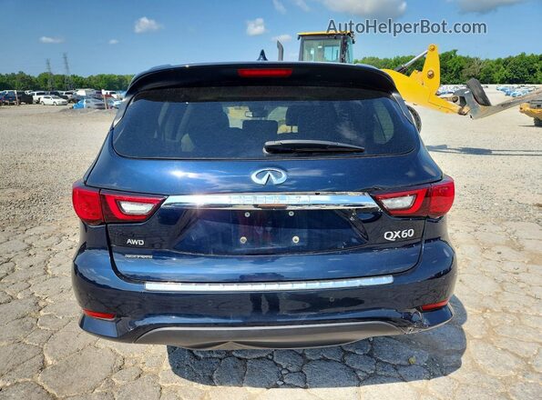 5N1DL0MM7KC520313 2019 INFINITI QX60 Blue Vista trasera