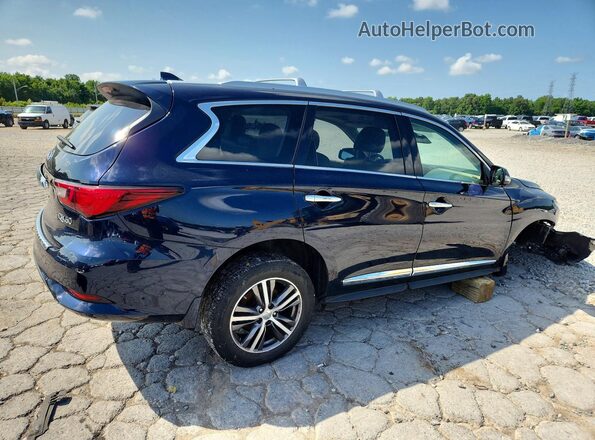 5N1DL0MM7KC520313 2019 INFINITI QX60 Blue Trasero derecho