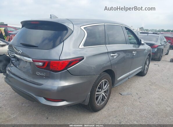 5N1DL0MM7KC553702 2019 INFINITI QX60 Gray უკანა მარჯვენა