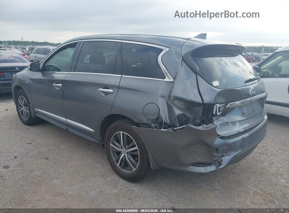 5N1DL0MM7KC553702 2019 INFINITI QX60 Gray უკანა მარცხენა
