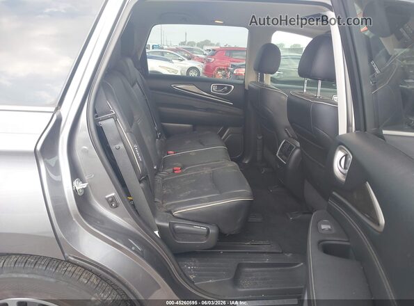 5N1DL0MM7KC553702 2019 INFINITI QX60 Gray VIN კოდის სტიკერის ხედი