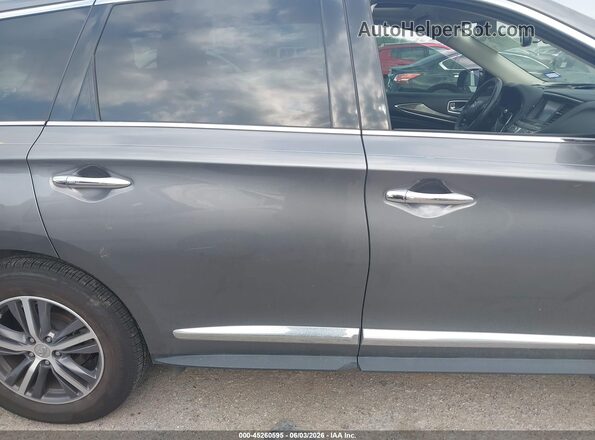 5N1DL0MM7KC553702 2019 INFINITI QX60 Gray უკანა სალონის ხედი