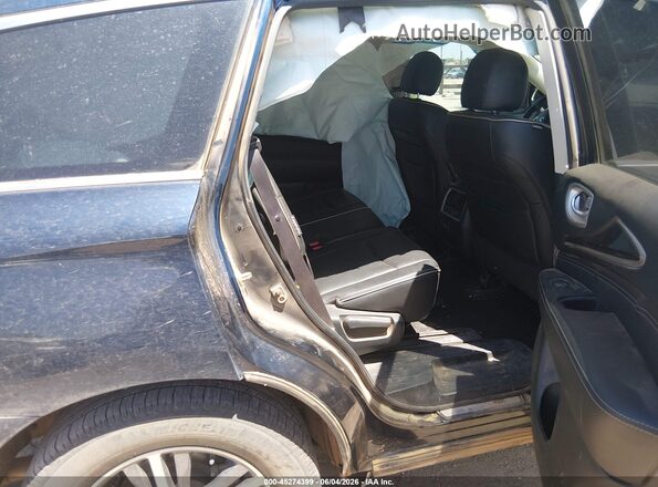 5N1DL0MM7LC502217 2020 INFINITI QX60 Dark Blue VIN კოდის სტიკერის ხედი