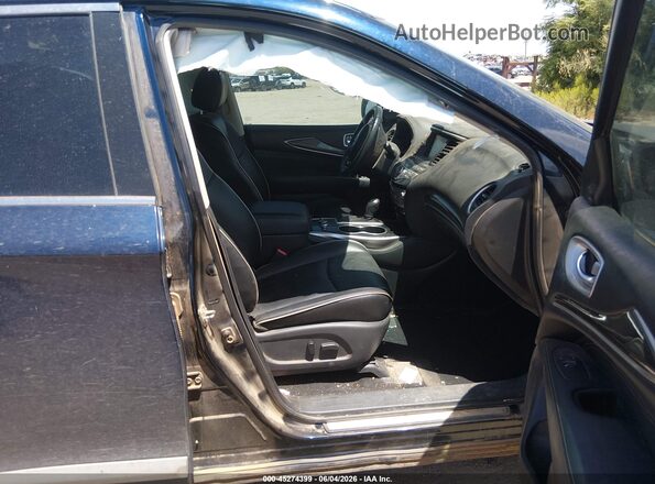 5N1DL0MM7LC502217 2020 INFINITI QX60 Dark Blue წინა სალონის ხედი